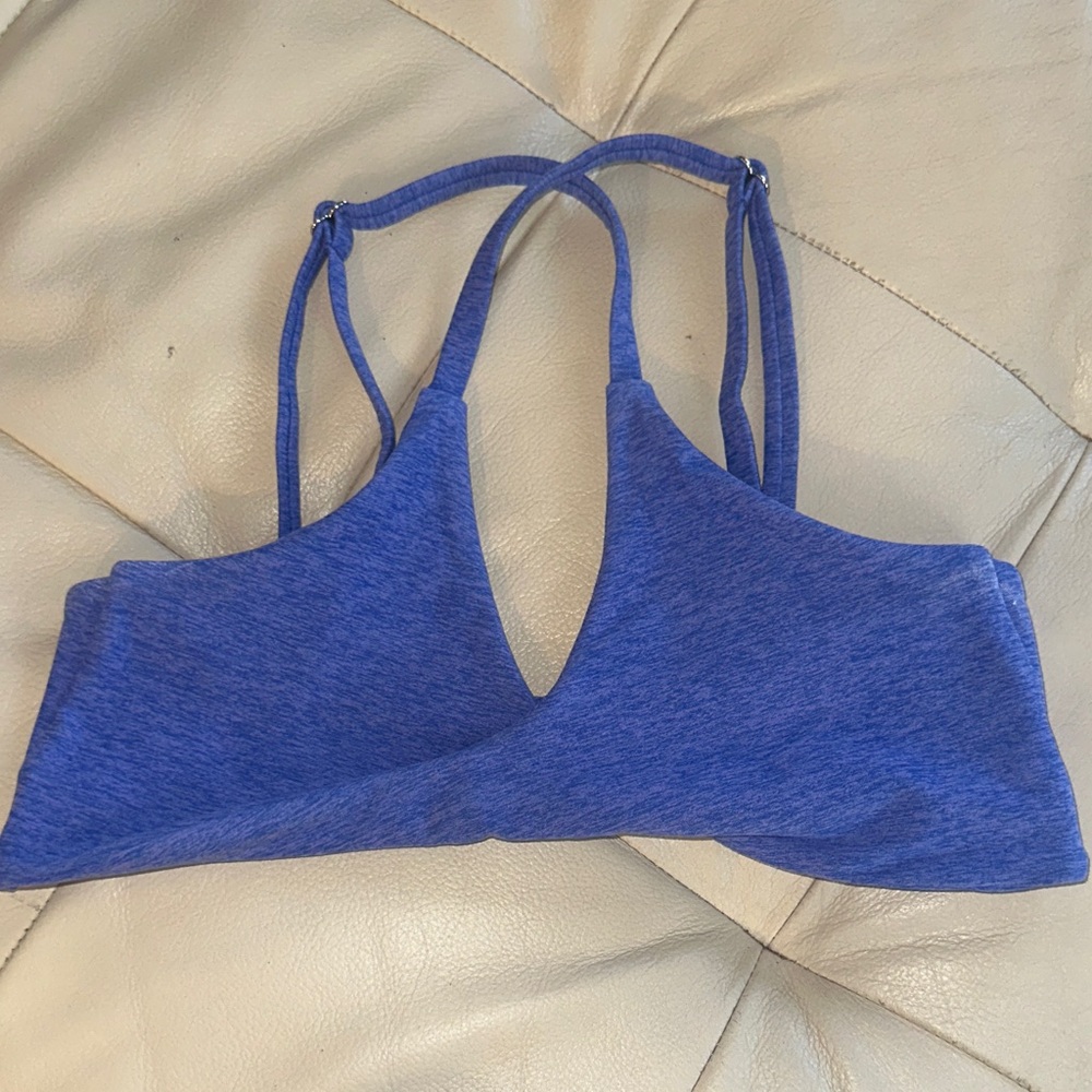 Bombshell Sportswear Violet Blue Twist Mini Sports Bra